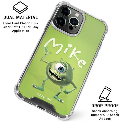 Disney Monsters Inc. Mike Portrait iPhone 16 Pro Clear Case